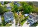 Inviting neighborhood with manicured lawns, mature trees, playground and outdoor entertaining space at 1439 Rivers Cotton Rd, Charleston, SC 29412