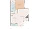 Detailed floor plan showcasing the layout of the living room, bedroom, kitchen, and bath at 1481 Center Street Extension # 1102, Mount Pleasant, SC 29464