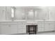 Bathroom featuring double vanity, under sink cabinets and drawers, and marble floors at 165 Country Gate Ln, Summerville, SC 29485