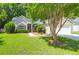 Charming home with manicured front lawn and mature trees at 169 Historic Dr, Mount Pleasant, SC 29464
