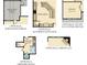 Optional floor plan upgrades showing gourmet kitchen, screened porch, fireplace and owner's bath at 179 Threaded Fern St, Summerville, SC 29485