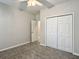 Neutral bedroom with carpet, ceiling fan, and closet at 195 Prestwick Ct, Summerville, SC 29483
