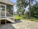 Charming patio with easy access to the backyard and golf course at 195 Prestwick Ct, Summerville, SC 29483