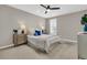 Bedroom with neutral walls and furnishings creating a relaxing and comfortable atmosphere at 2219 Kemmerlin St, Johns Island, SC 29455
