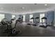 Well-equipped fitness room with treadmills, stationary bikes, and fans for a comfortable workout at 2241 Dewees Creek Dr, Mount Pleasant, SC 29466