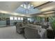 Comfortable lounge area featuring a skylight, plush seating, and a bright, airy ambiance at 2241 Dewees Creek Dr, Mount Pleasant, SC 29466