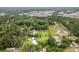 An aerial view of a residential neighborhood, surrounded by lush trees at 245 Lake Dr, Summerville, SC 29483