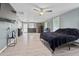 This open bedroom has plenty of space and features doors and windows at 245 Lake Dr, Summerville, SC 29483