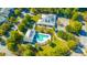 Resort-style community clubhouse, pool, and lounge areas surrounded by lush greenery at 246 Slipper Shell Ct, Mount Pleasant, SC 29464