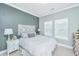 Cozy bedroom with bright windows, stylish lamps, and a comfortable bed for a relaxing space at 246 Slipper Shell Ct, Mount Pleasant, SC 29464