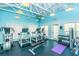 Fitness center featuring treadmills, stationary bikes, free weights, and rubber flooring at 246 Slipper Shell Ct, Mount Pleasant, SC 29464