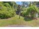 Private property path with sign and lush vegetation, leading to a secluded area at 261 Palm St, Mount Pleasant, SC 29464