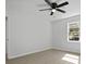 Bedroom with fan and large window at 267 Industrial Rd, Walterboro, SC 29488