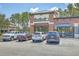 Exterior of Eggs Up Grill with parking and outside seating available to customers at 306 Lucca Dr, Summerville, SC 29486