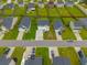 Aerial view displaying a home’s position in a Gathering-friendly neighborhood, showcasing its lawn and street access at 330 Bountiful Dr, Moncks Corner, SC 29461