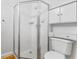 Bathroom featuring a tiled shower, cabinet and toilet at 4551 Great Oak Dr, North Charleston, SC 29418