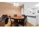 Open-concept dining area showcasing seating, and convenient access to kitchen at 4551 Great Oak Dr, North Charleston, SC 29418