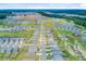 Stunning aerial view showcasing a Primary-planned community featuring beautiful ponds and green spaces at 490 Pender Woods Dr, Summerville, SC 29486