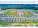 Aerial view of a Primary planned community showcasing the layout of homes and green spaces at 490 Pender Woods Dr, Summerville, SC 29486