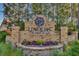 Attractive Lindera Preserve community sign with brickwork and floral accents at 493 Spanish Wells Rd, Summerville, SC 29486
