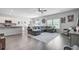 Spacious living area connecting to the kitchen with modern decor and natural light at 493 Spanish Wells Rd, Summerville, SC 29486