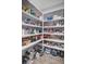 Walk-in pantry with custom shelving for ample storage space at 493 Spanish Wells Rd, Summerville, SC 29486