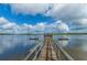 Picturesque dock with a covered pavilion extending over calm waters, perfect for waterfront living at 544 Two Mile Run, Johns Island, SC 29455