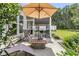 Relaxing patio with comfortable seating and peaceful backyard views at 602 Eastern Isle Ave, Summerville, SC 29486