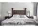 Comfortable bedroom showcasing a well-made bed, plush blanket, and matching lamps on nightstands at 602 Jancus St, Charleston, SC 29414