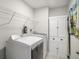 Clean laundry room with washer, dryer, shelving and built-in storage for maximum organization at 624 Sienna Way, Summerville, SC 29486