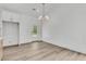 Dining area featuring door to backyard and space for refrigerator at 6513 Highway 162, Hollywood, SC 29449