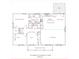 Floorplan featuring a home with 3 bedrooms, 2 bathrooms, a living room, dining area, kitchen, and a covered front porch at 6513 Highway 162, Hollywood, SC 29449