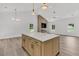 Large living room area connecting to kitchen at 6513 Highway 162, Hollywood, SC 29449