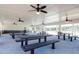 Outdoor community pavilion with ceiling fans and picnic tables, offers a social gathering space at 701 Squire Pope Rd, Summerville, SC 29486