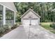 Detached two-car garage with basketball hoop on a large driveway at 7021 Schooner St, Charleston, SC 29492