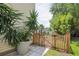 Wooden fence and greenery on the side of a home at 7511 Hawks Cir, Hanahan, SC 29410