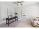 Cozy home office space featuring neutral paint and a ceiling fan at 7511 Hawks Cir, Hanahan, SC 29410