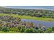 Aerial view of the property showing nearby golf course and ocean views at 930 Sealoft Villa Dr, Seabrook Island, SC 29455