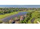Aerial view showing the property and surrounding landscape at 930 Sealoft Villa Dr, Seabrook Island, SC 29455