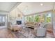 Bright and airy living room with a fireplace, plush seating, and expansive windows for natural light at 930 Sealoft Villa Dr, Seabrook Island, SC 29455