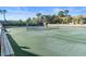 Well-maintained tennis court surrounded by trees and greenery; perfect for outdoor recreation at 930 Sealoft Villa Dr, Seabrook Island, SC 29455