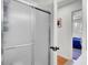 Bathroom featuring a tiled shower with a glass door at 1032 Windward Rd, Charleston, SC 29412