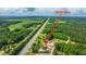 Aerial view of 108 Wisteria lot in rural wooded neighborhood with close proximity to the main road at 108 Wisteria Falls Ln, Saint Stephen, SC 29479