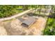 Aerial view of the home on a large lot with trees on the perimeter at 108 Wisteria Falls Ln, Saint Stephen, SC 29479