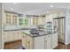 Gourmet kitchen with a large island, modern appliances, and stylish cabinetry at 110 W 2Nd South St, Summerville, SC 29483