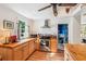 Well-lit kitchen featuring stainless steel appliances, tile backsplash, and butcher block counters at 111 Circle Dr, Summerville, SC 29485