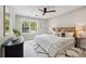 Serene main bedroom with a large window and modern decor at 1161 Monaco Dr, Mount Pleasant, SC 29464