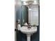 Chic powder room featuring modern fixtures and stylish decor at 1161 Monaco Dr, Mount Pleasant, SC 29464