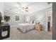 Serene bedroom with soft neutral tones, plush carpet, and a decorative headboard at 1211 Dennis Blvd, Moncks Corner, SC 29461