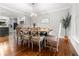 Bright dining room with hardwood floors and views to backyard at 1211 Dennis Blvd, Moncks Corner, SC 29461